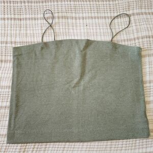 [SALE] American Eagle Outfitters Green Sleeveless Crop Camisole